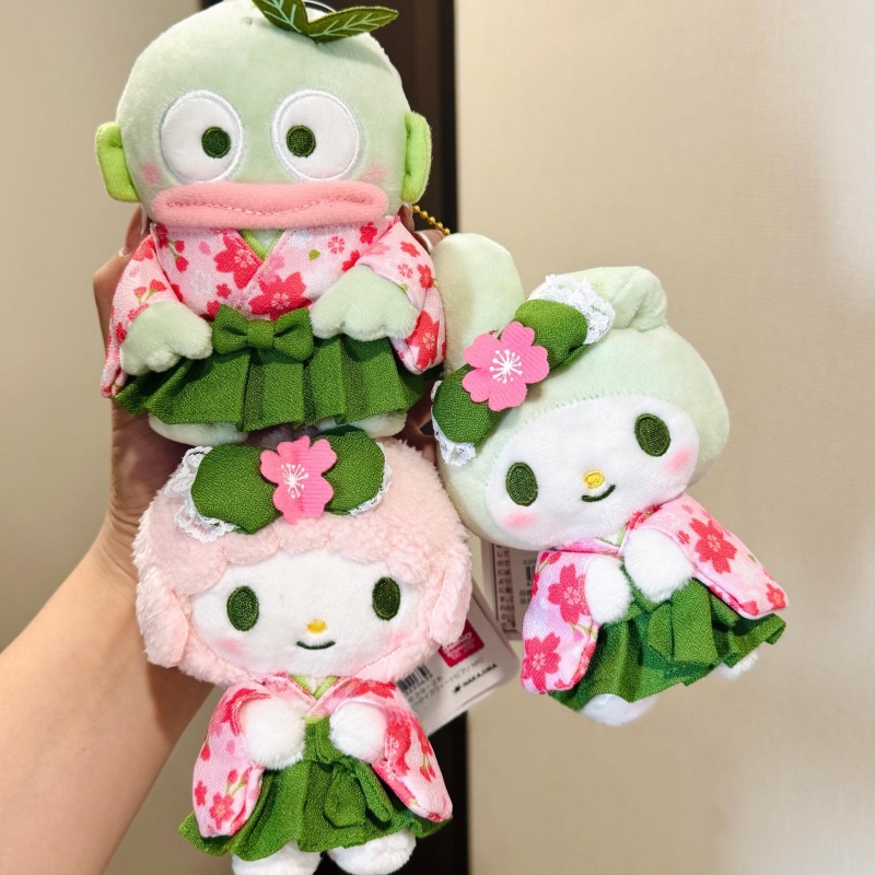 Kimono Yukata Cotton - 12CM 그린 유카타 시리즈 만화 말차