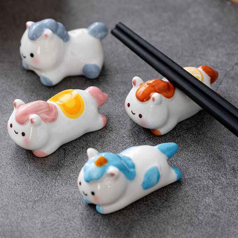 귀여운 세라믹 말 모양 젓가락 받침대 & 홀더, 숟가락 - Chopstick Rest Ceramic 리뷰 및 가격