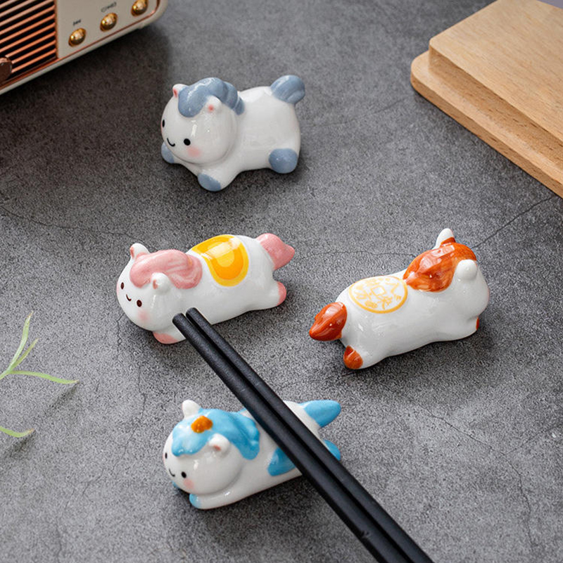 귀여운 세라믹 말 모양 젓가락 받침대 & 홀더, 숟가락 - Chopstick Rest Ceramic 리뷰 및 가격