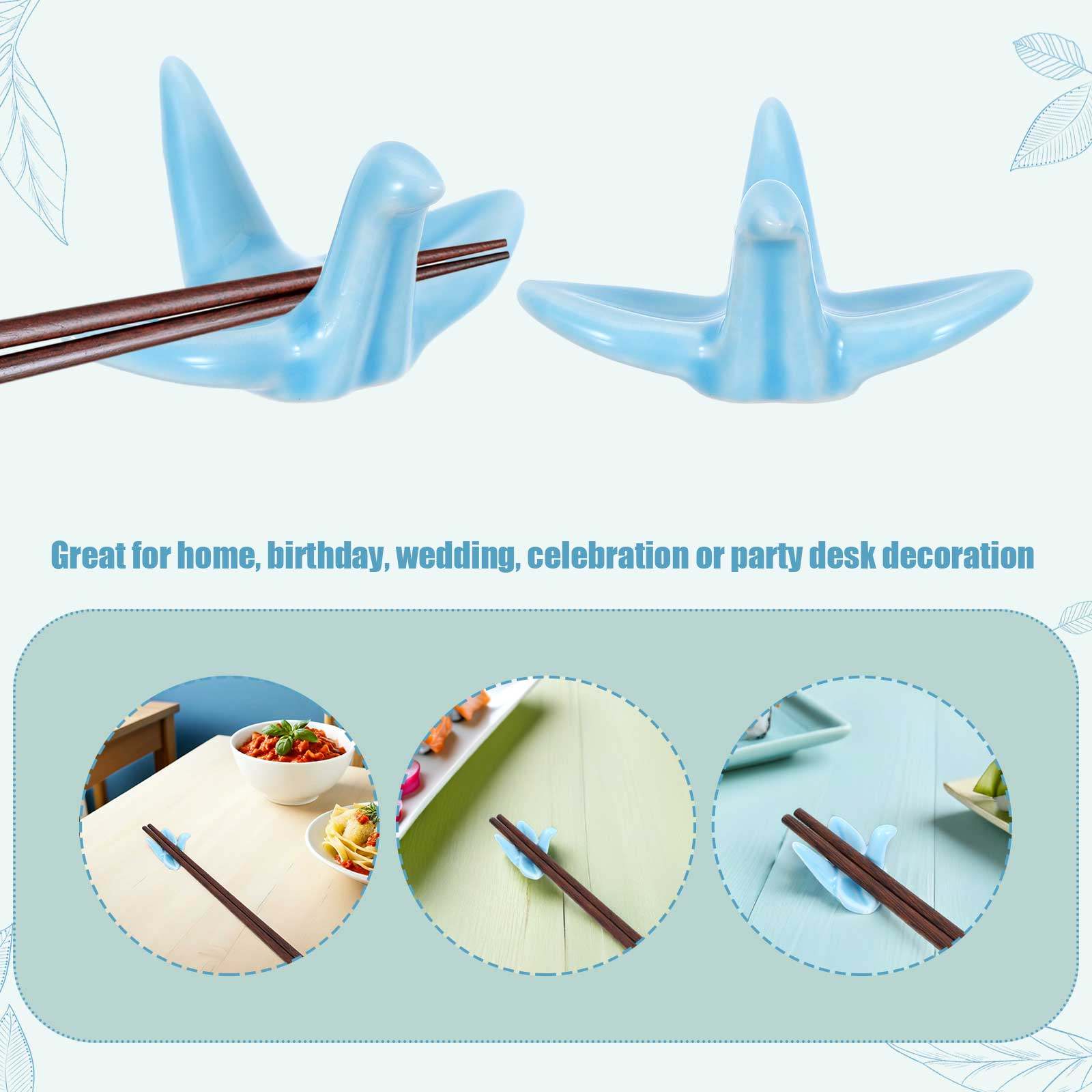 12Pcs 컬러 세라믹 젓가락 받침대 홀더 크레인 패턴 - Chopstick Rest Ceramic 리뷰 및 가격