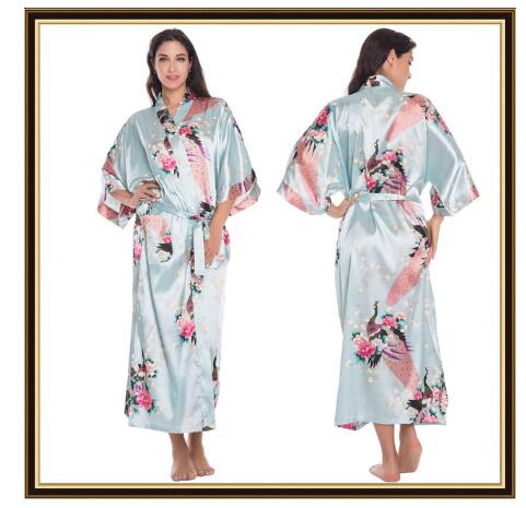 반팔 루즈핏 여성 일본식 기모노 새틴 실크 잠옷 공작새 - Kimono Yukata Cotton 리뷰 및 가격