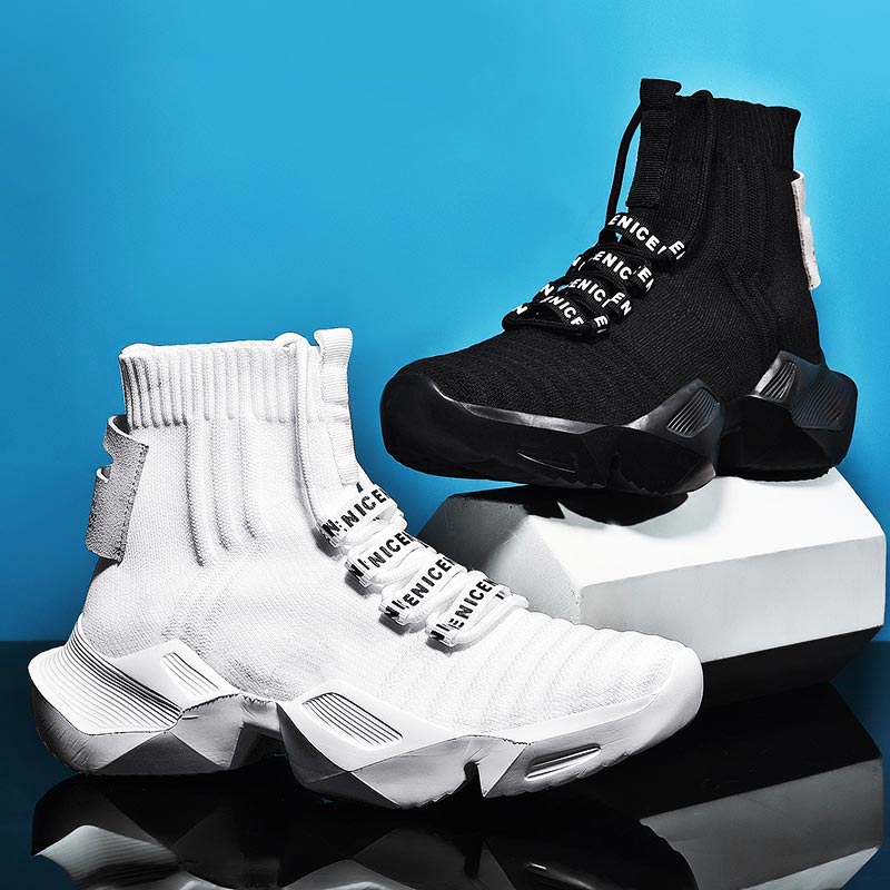 플러스 사이즈 하이 탑 대규모 스포츠 양말 부츠 남성  - Japanese Lifestyle Products 리뷰 및 가격