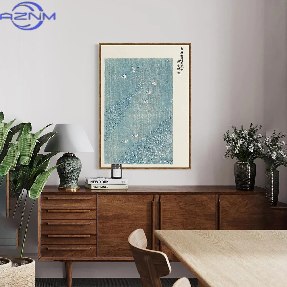 AZNM 빈티지 일본 캔버스 벽화 인쇄 포스터 타구치  - Japanese Lifestyle Home 리뷰 및 가격