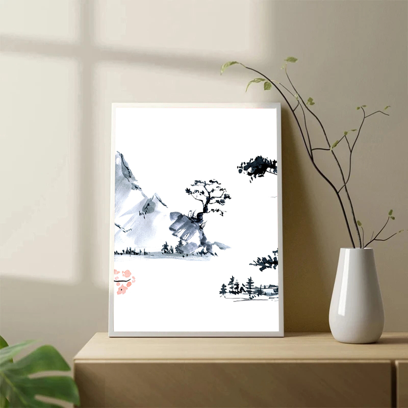 일본식 벚꽃 나무 캔버스 유화 포스터 인쇄 현대 간단한 - Japanese Lifestyle Home 리뷰 및 가격