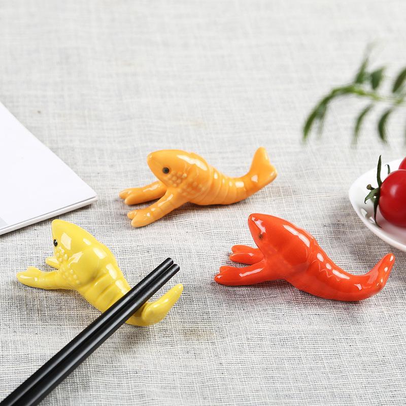 세라믹 가재 젓가락 받침대 귀엽고 생생한 광택이 나는  - Chopstick Rest Ceramic 리뷰 및 가격