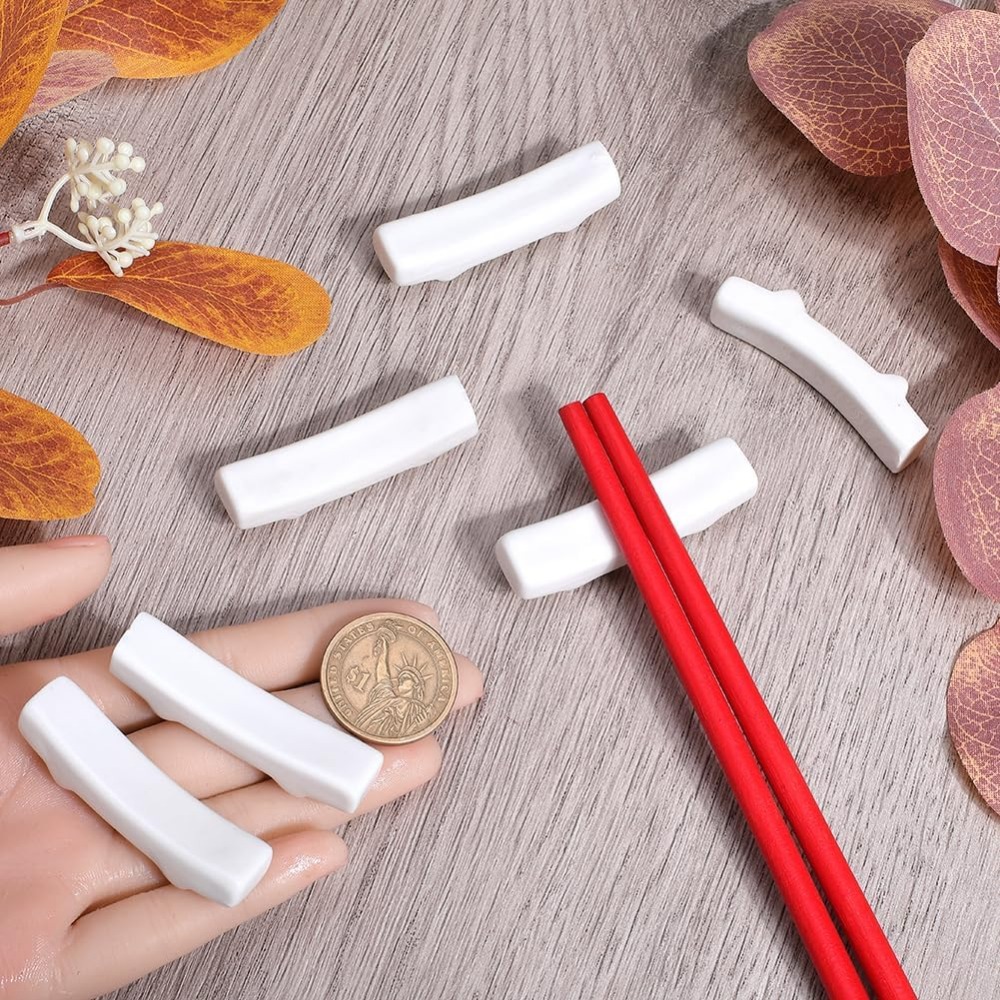12Pcs 젓가락 나머지 흰색 일본 도자기 젓가락 홀더 - Chopstick Rest Ceramic 리뷰 및 가격