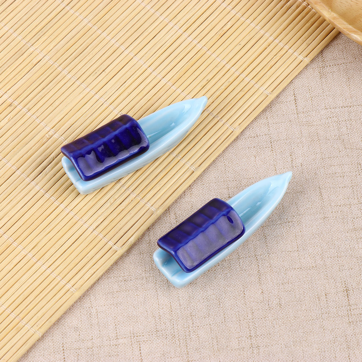 4개 세트 수제 세라믹 젓가락 받침대 일본풍 배 디자인 - Chopstick Rest Ceramic 리뷰 및 가격