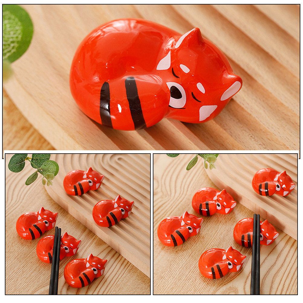 4개 세트 세라믹 젓가락 받침대, 여우 디자인의 세련된 - Chopstick Rest Ceramic 리뷰 및 가격