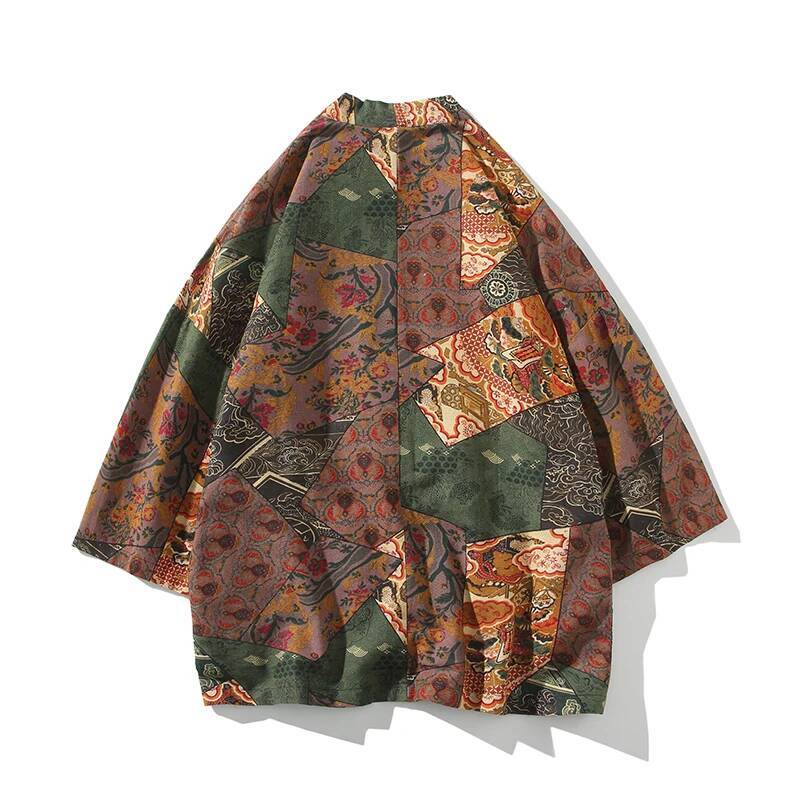 민족 스타일 프린트 유카타 남성 여성 패션 코튼 린넨  - Kimono Yukata Cotton 리뷰 및 가격